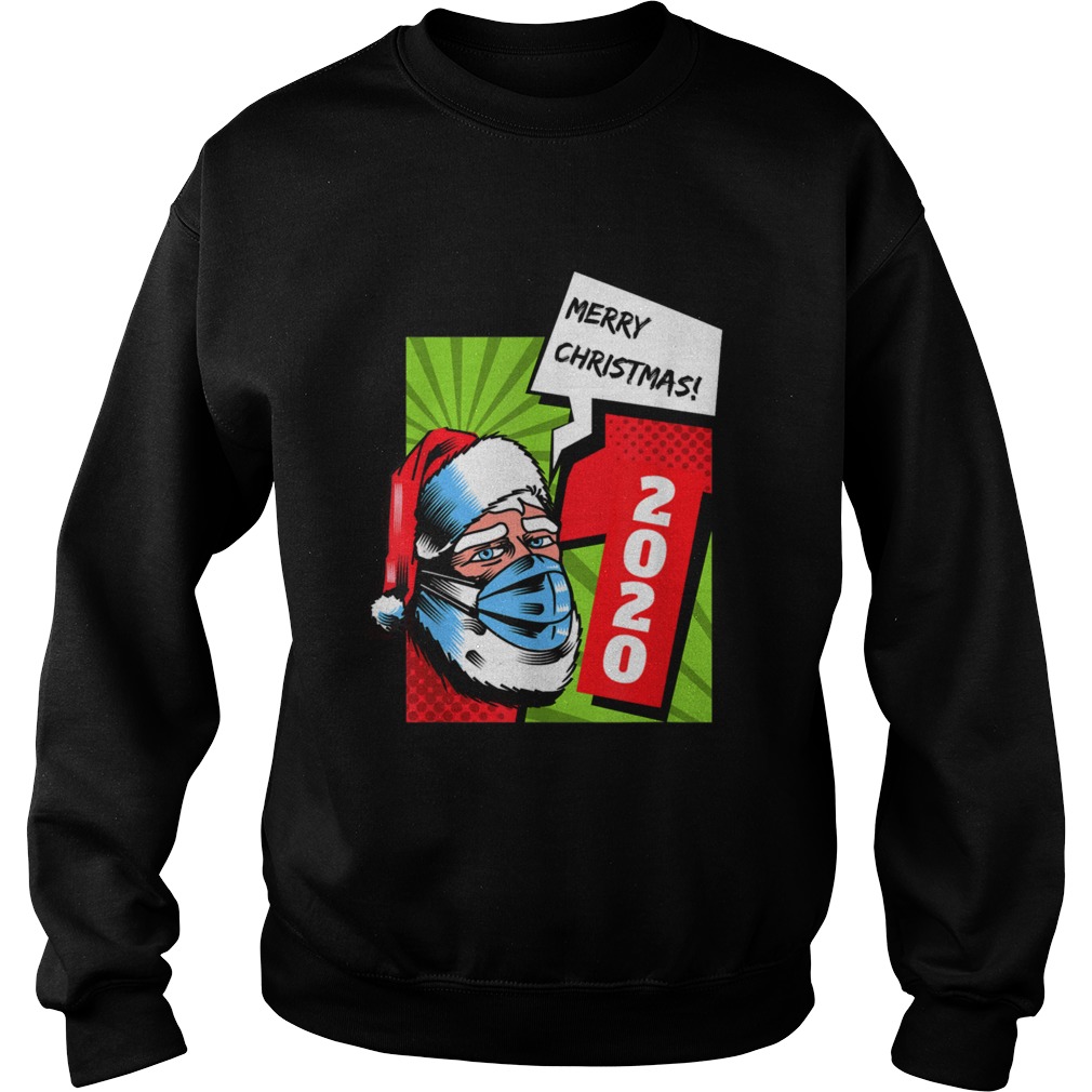 Facemask Santa Claus Quarantine Christmas 2020  Sweatshirt