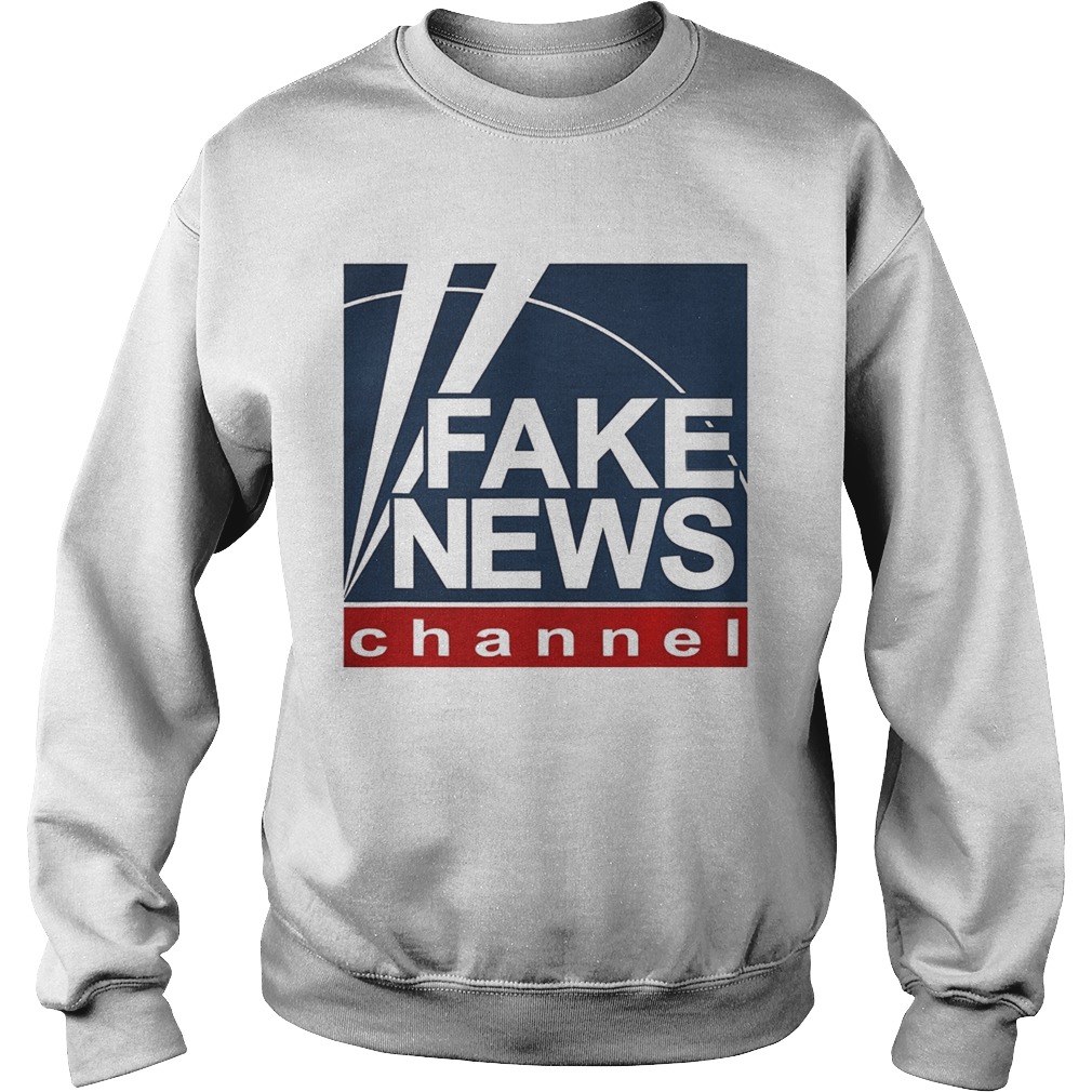 Fake new channel funny vote  Sweatshirt