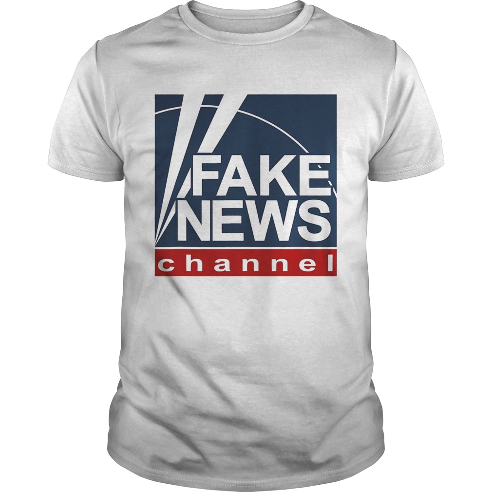 Fake new channel funny vote shirt