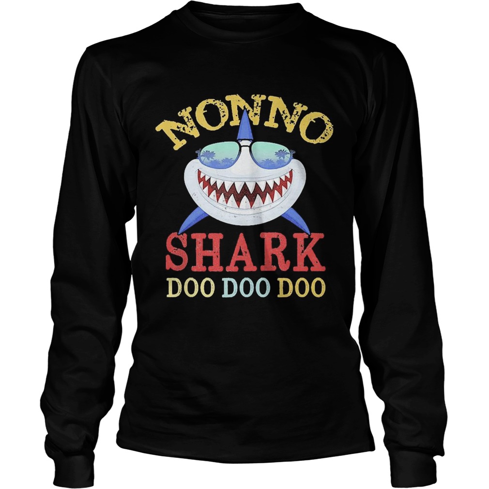 Family 365 Nonno Shark Fathers Day  Long Sleeve