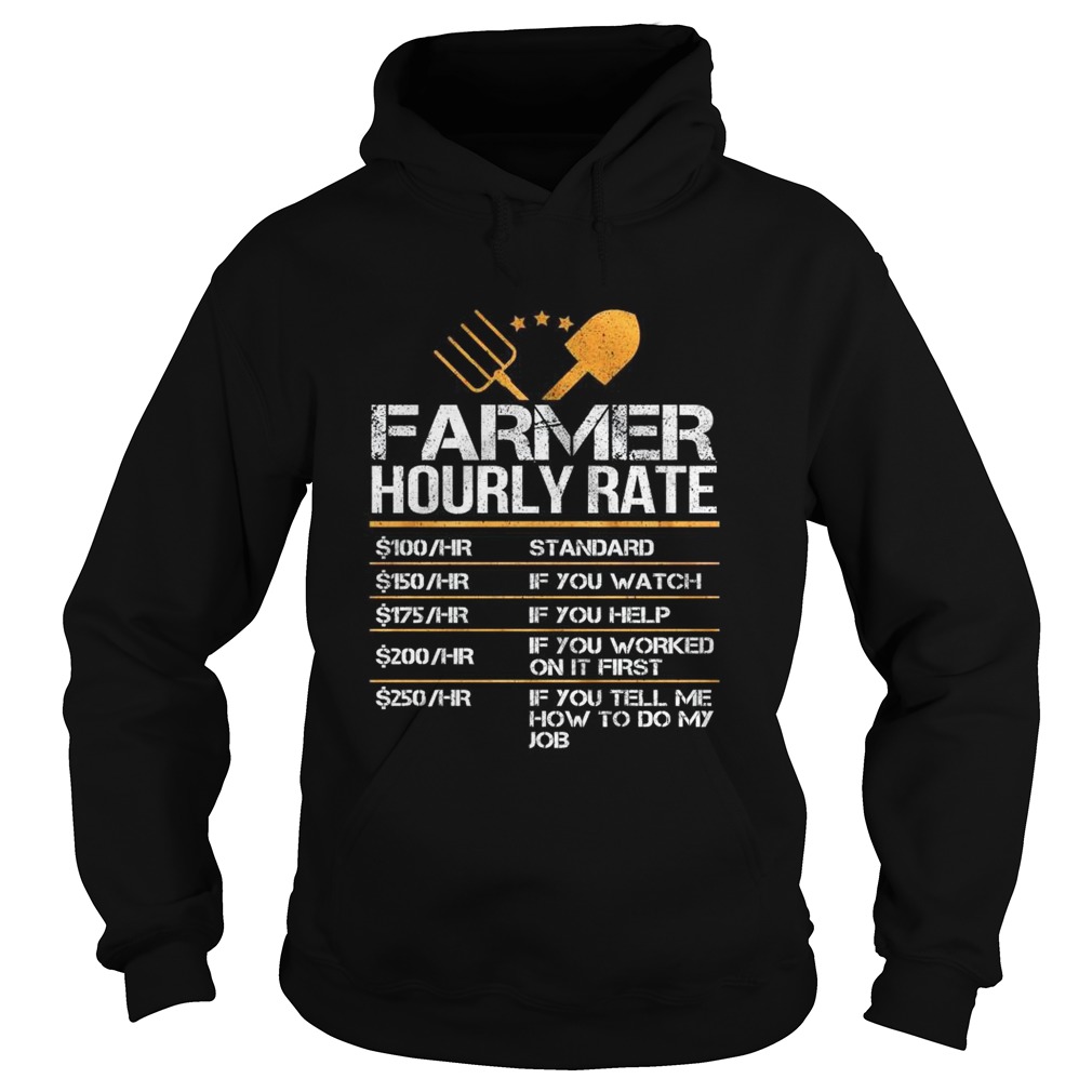 Farmer Hourly Rate  Hoodie