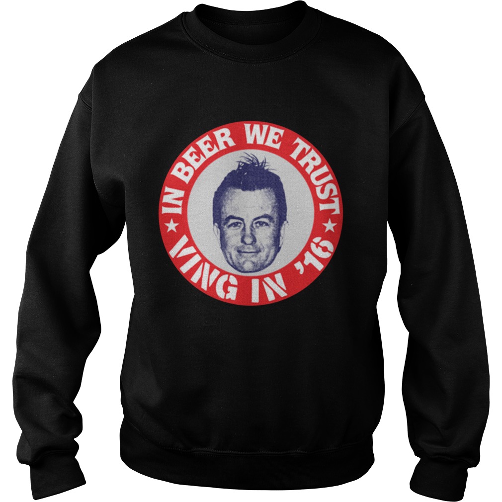 Fear Lee Ving In Beer We Trust  Sweatshirt