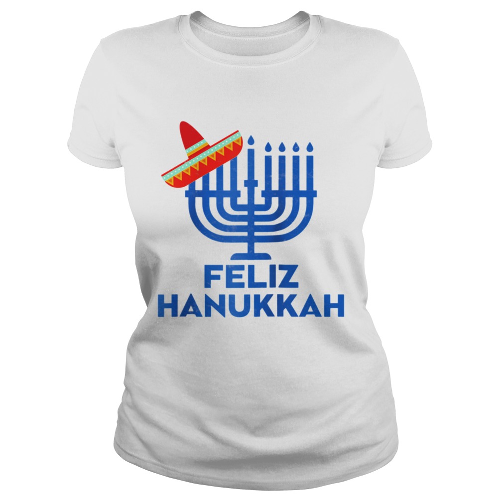 Feliz Hanukkahorah Chanukah Jewish Chrismukkah  Classic Ladies