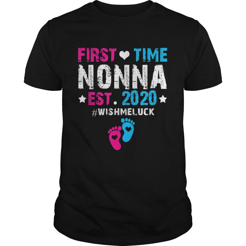 First Time Nonna Est 2020Promoted To Nonna 2020 shirt