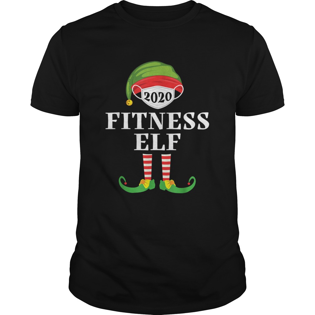 Fitness Elf Matching Christmas Group Party Pjs Family 2020 shirt