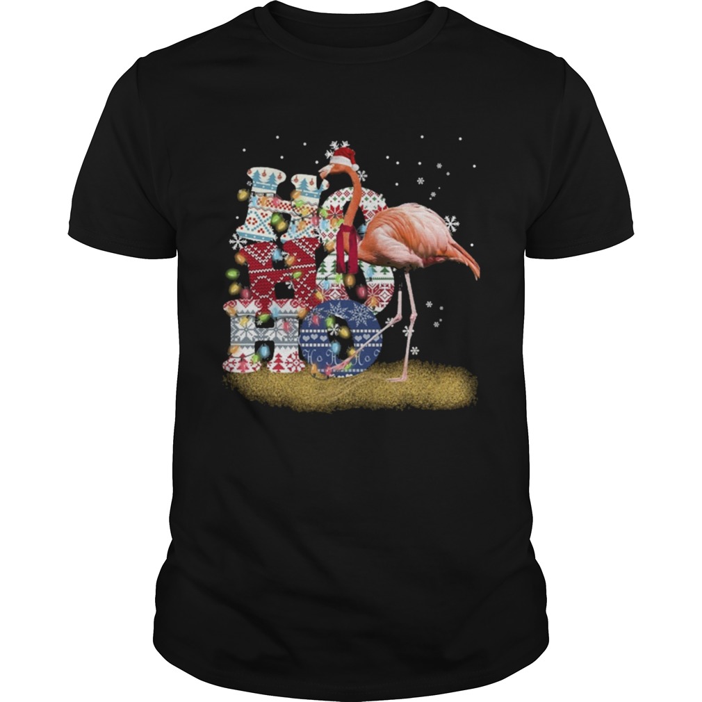 Flamingo Ho Ho Ho Christmas  Unisex