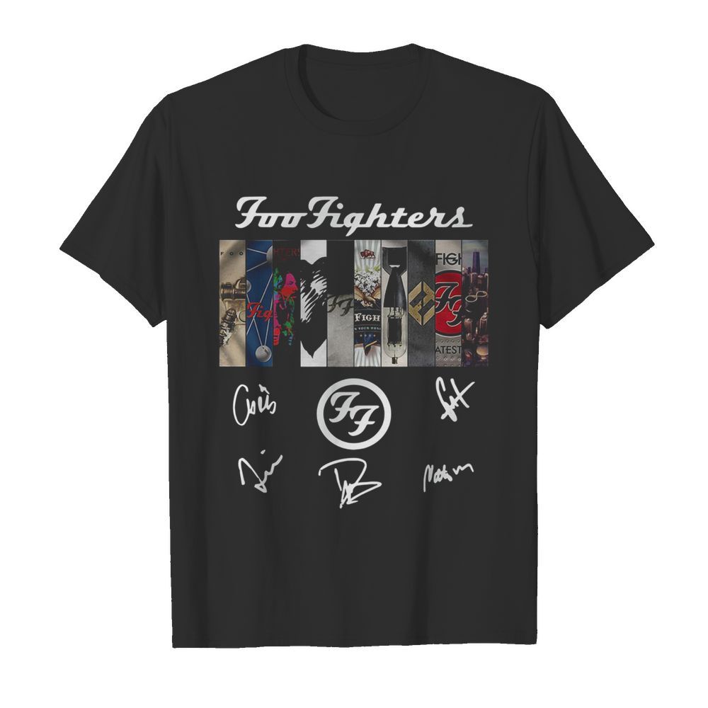 Foo Fighters Logo Signatures shirt