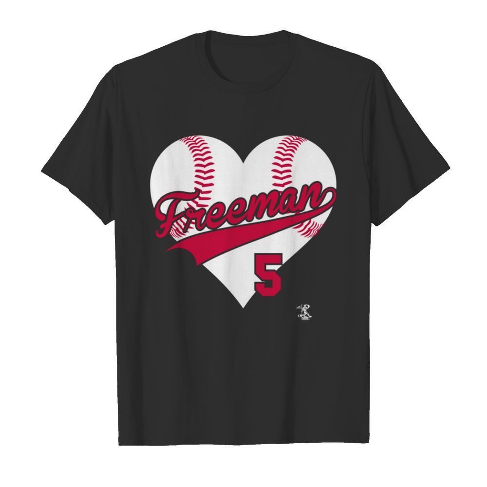 Freddie Freeman Baseball Heart Gameday shirt