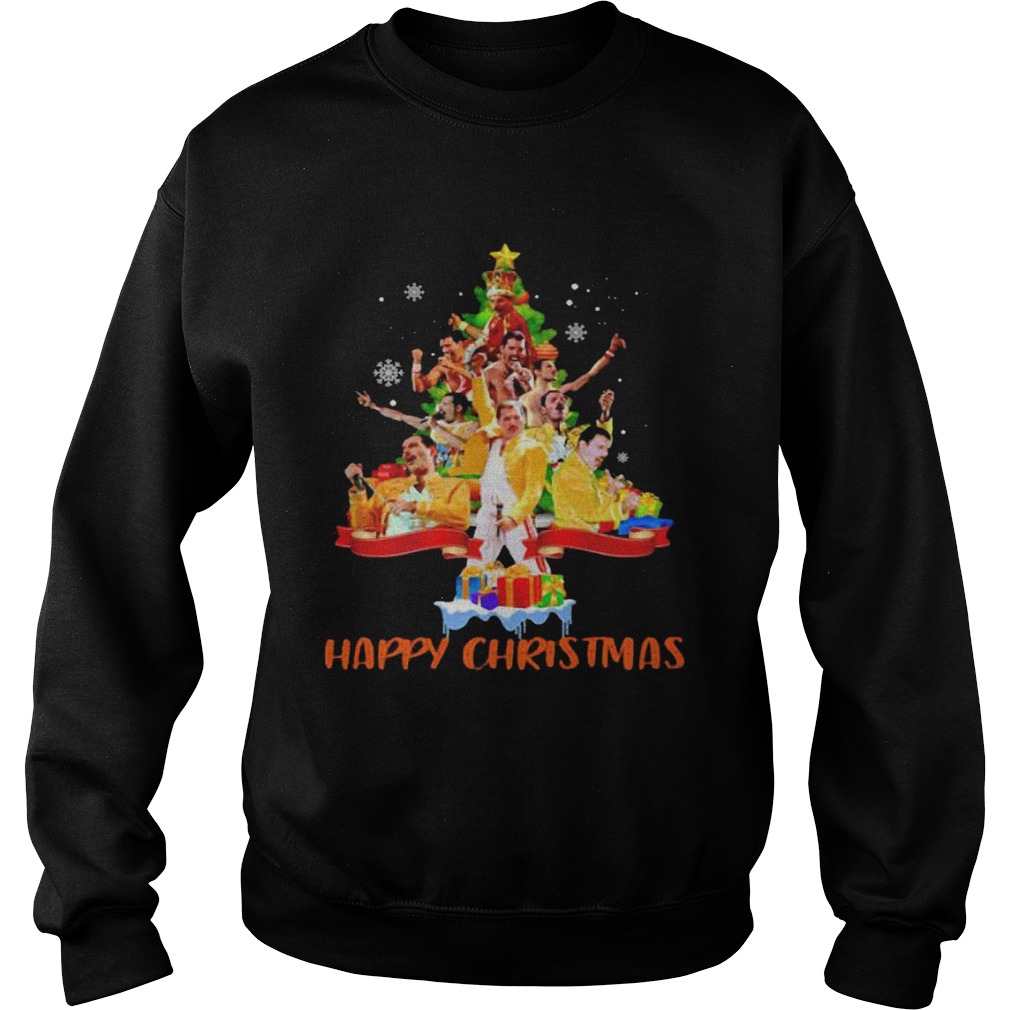 Freddie Mercury Happy Christmas Tree  Sweatshirt