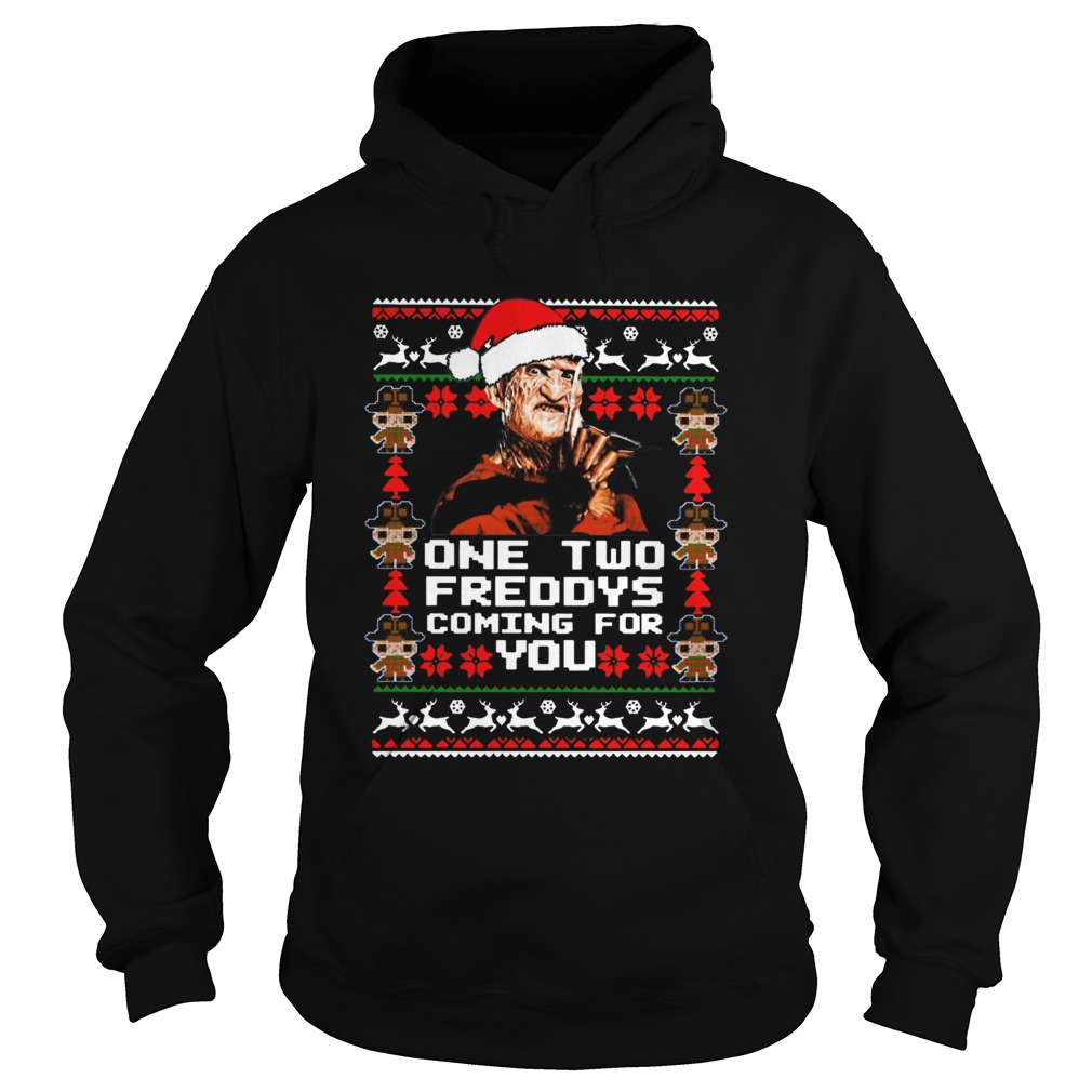 Freddy Krueger Christmas One Two Freddys Coming For You  Hoodie