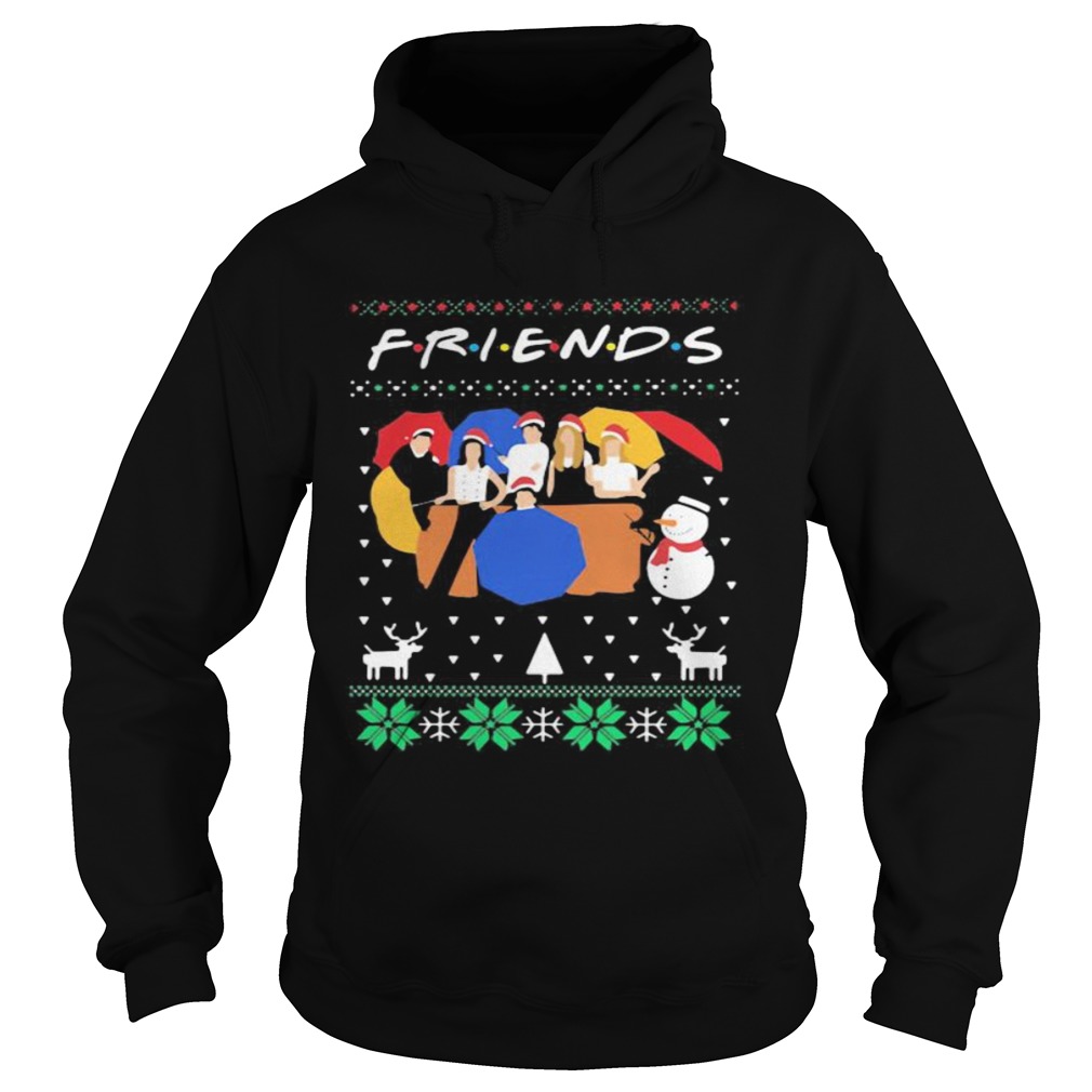 Friends merry ugly christmas  Hoodie