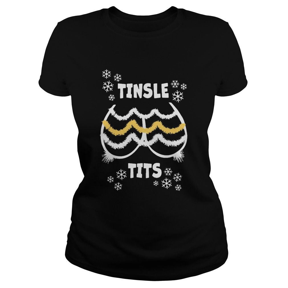 Funny tinsel tits christmas  Classic Ladies