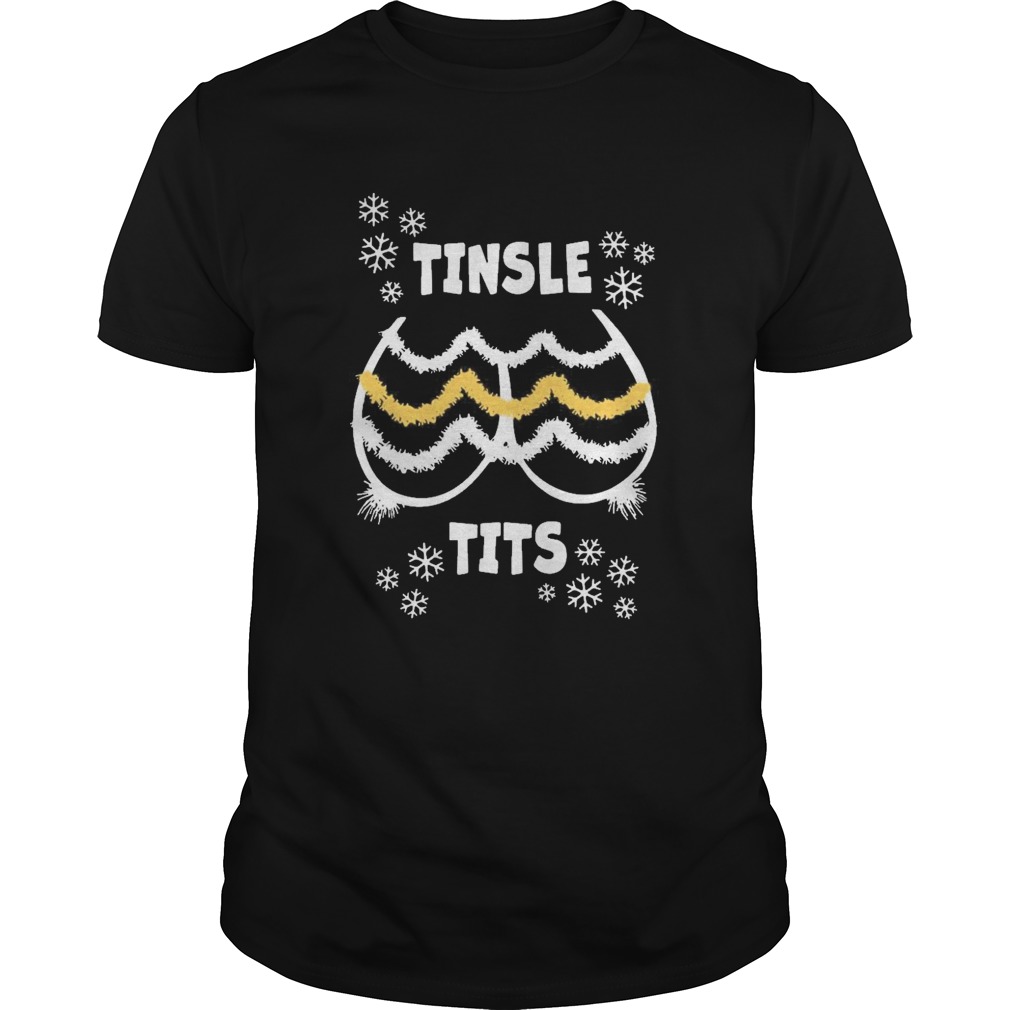 Funny tinsel tits christmas  Unisex