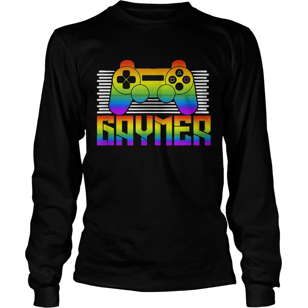 Gaymer LGBT Pride Gay Gamer Video Game  Long Sleeve