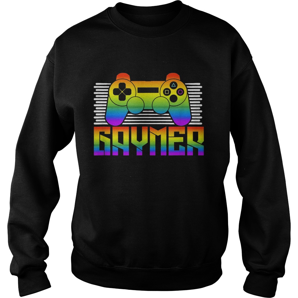 Gaymer LGBT Pride Gay Gamer Video Game  Sweatshirt