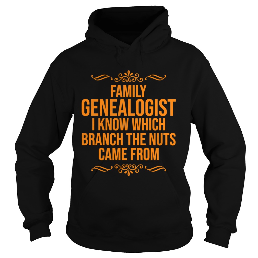 Genealogy Cute History Genealogist  Hoodie