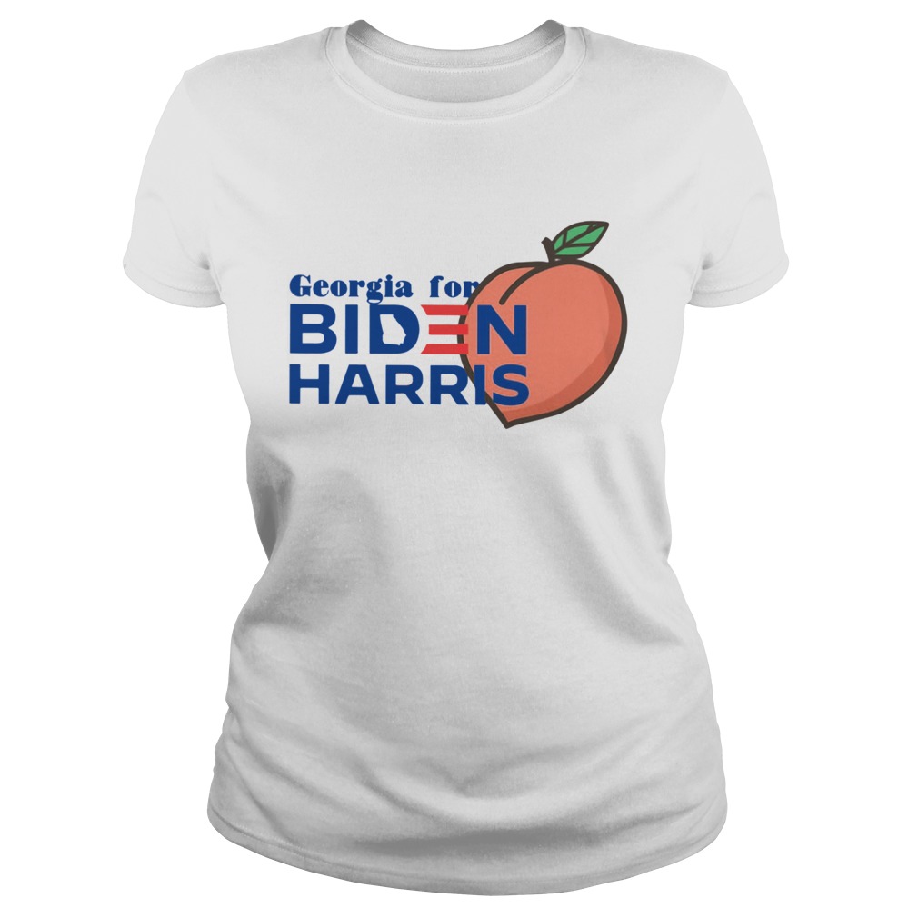 Georgia For Biden Harris Peach  Classic Ladies