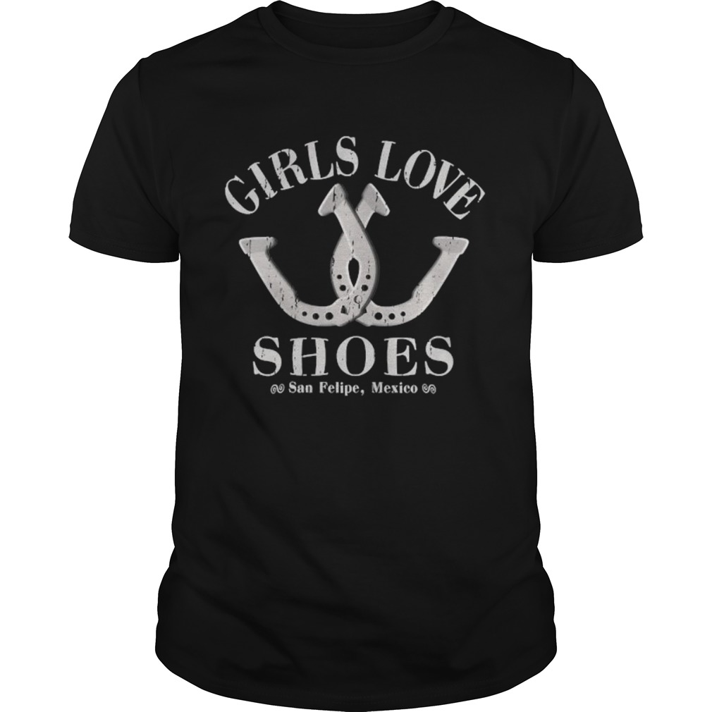 Girls Love Shoes Game Of Horseshoe Pitching shirt