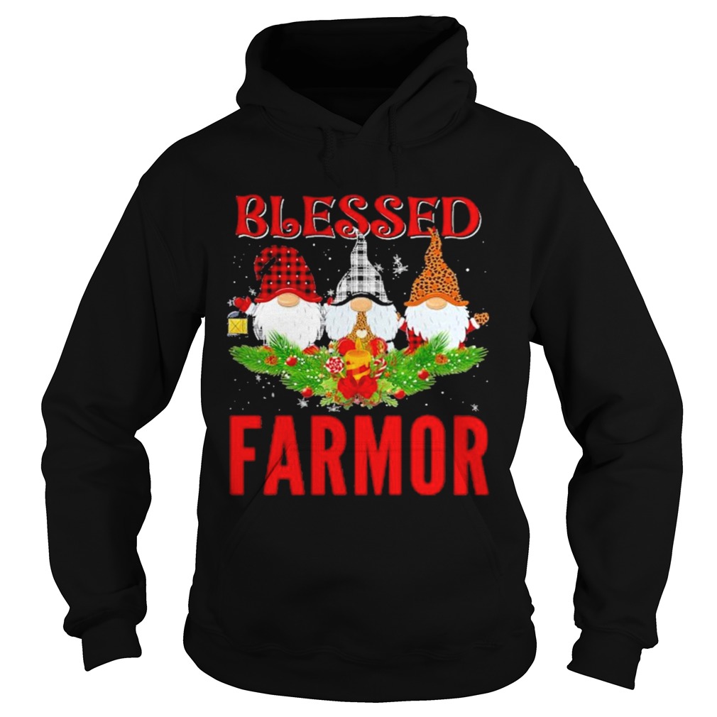 Gnomes Blessed Farmor Merry Christmas  Hoodie