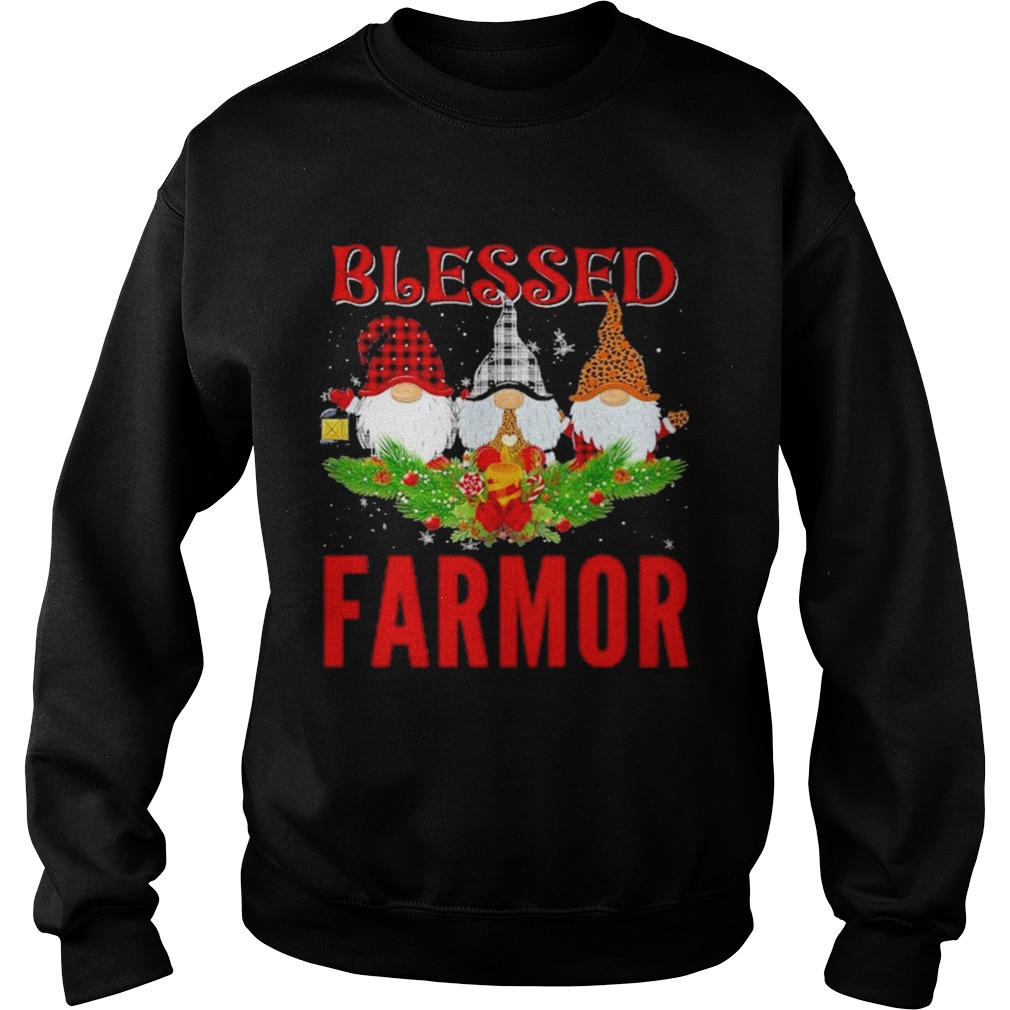 Gnomes Blessed Farmor Merry Christmas  Sweatshirt