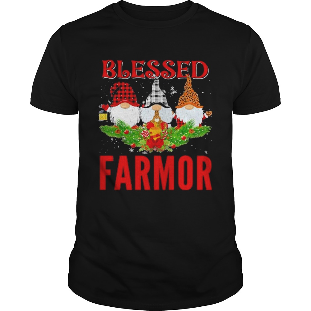 Gnomes Blessed Farmor Merry Christmas  Unisex