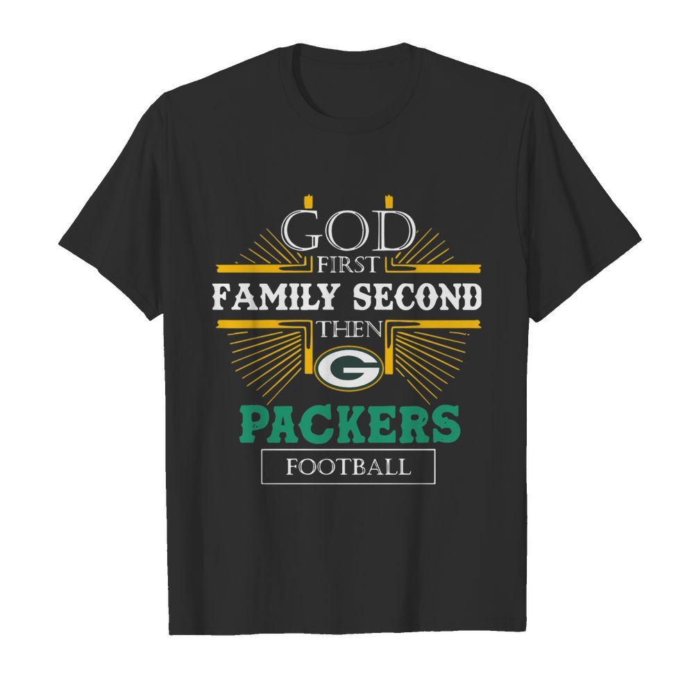 God First Family Second The Packers Football  Classic Men's T-shirt