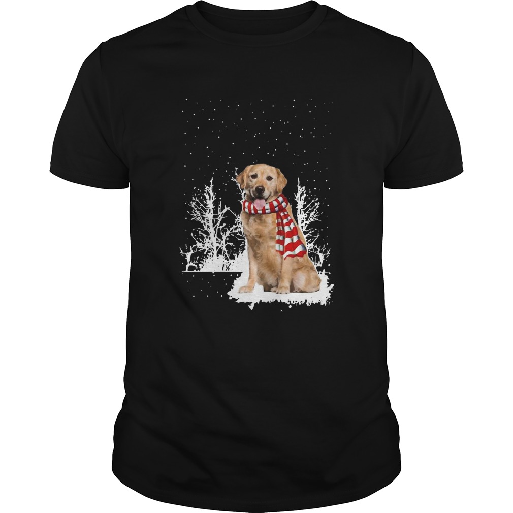 Golden Retriever Merry Christmas shirt