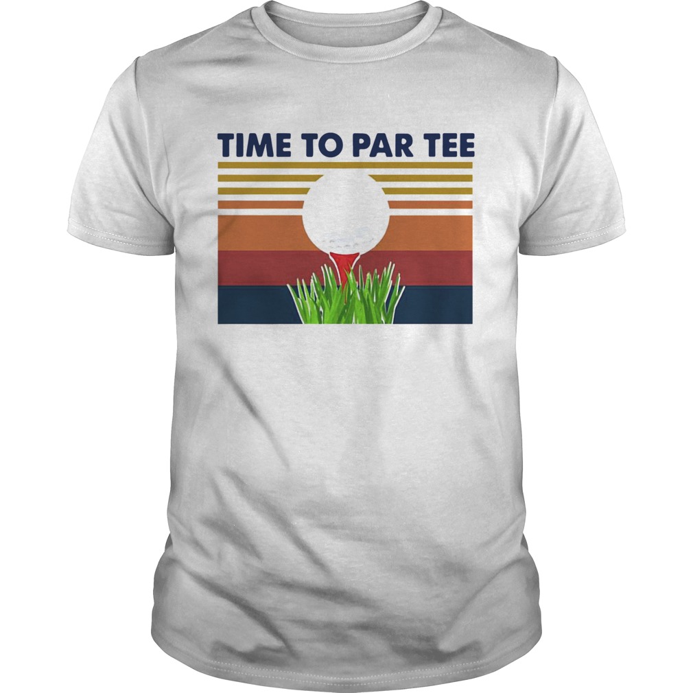 Golf Time To Par Tee Vintage shirt