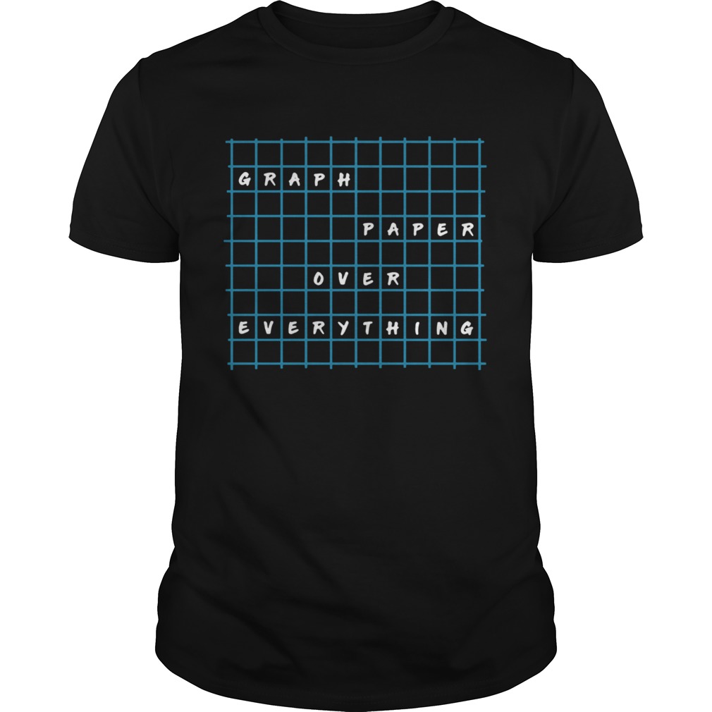 Graph Paper Over Everything  Unisex