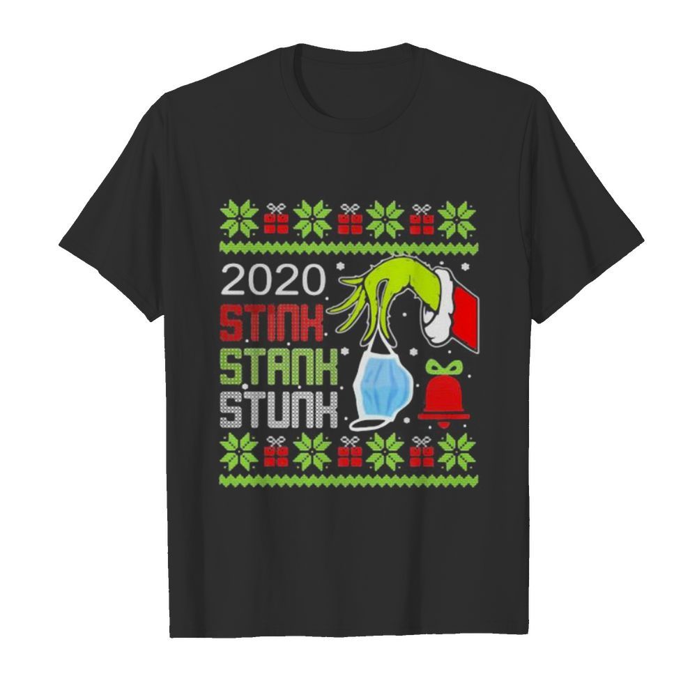 Grinch 2020 stink stank stunk mask ugly christmas  Classic Men's T-shirt