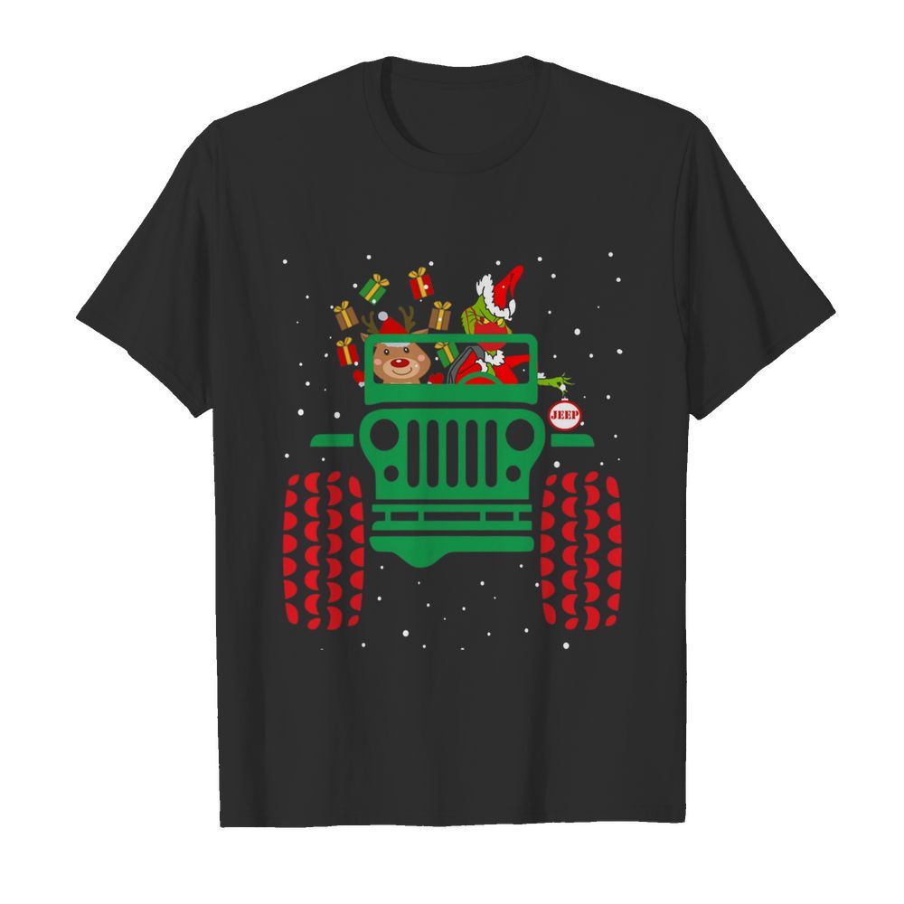 Grinch Wearing Face Mask Ugly Christmas Gift shirt