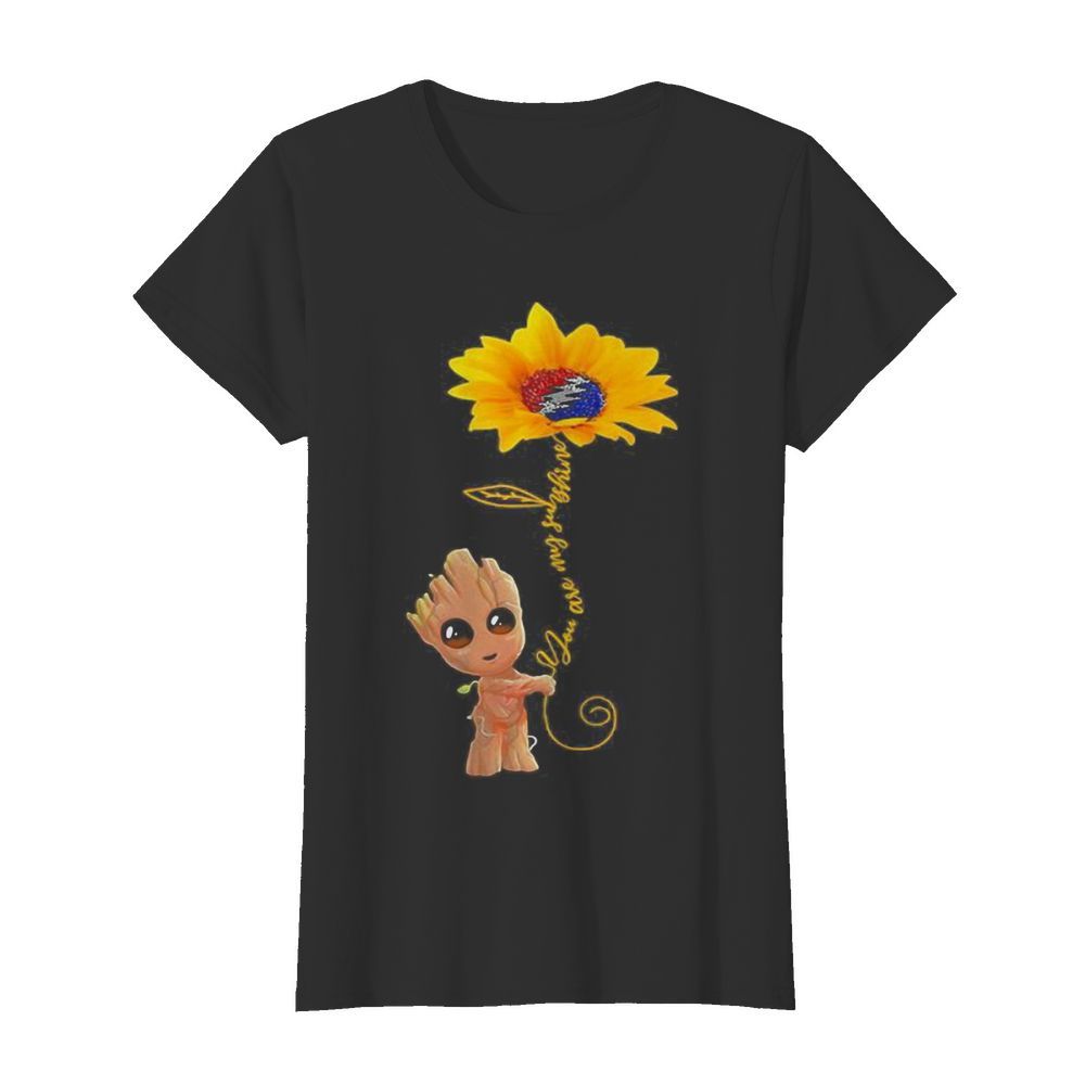 Groot hug Sunflower you are my sunshine  Classic Women's T-shirt