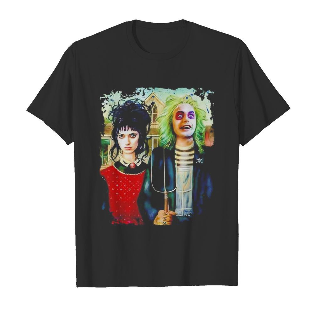 Halloween American Beetlejuice Gothic shirt