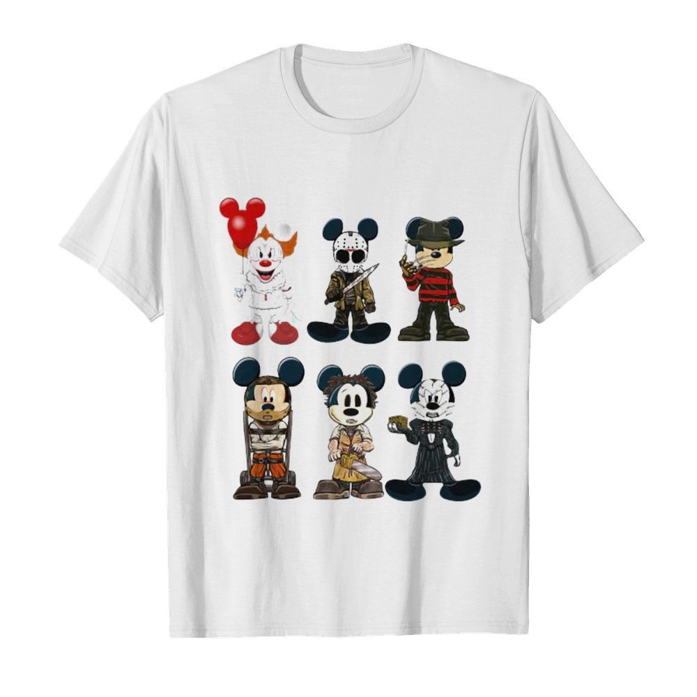 Halloween mickey mouse horror characters  Classic Men's T-shirt