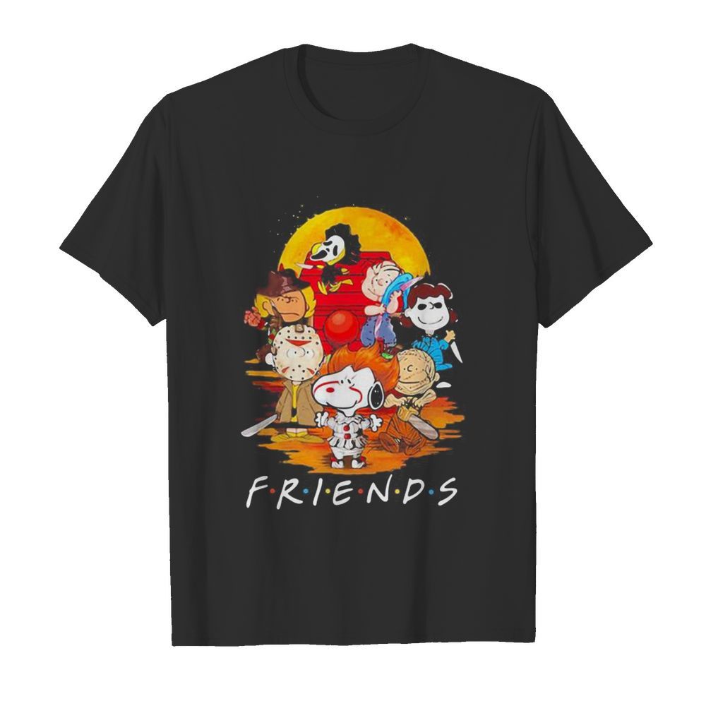 Halloween peanuts horror characters friends  Classic Men's T-shirt