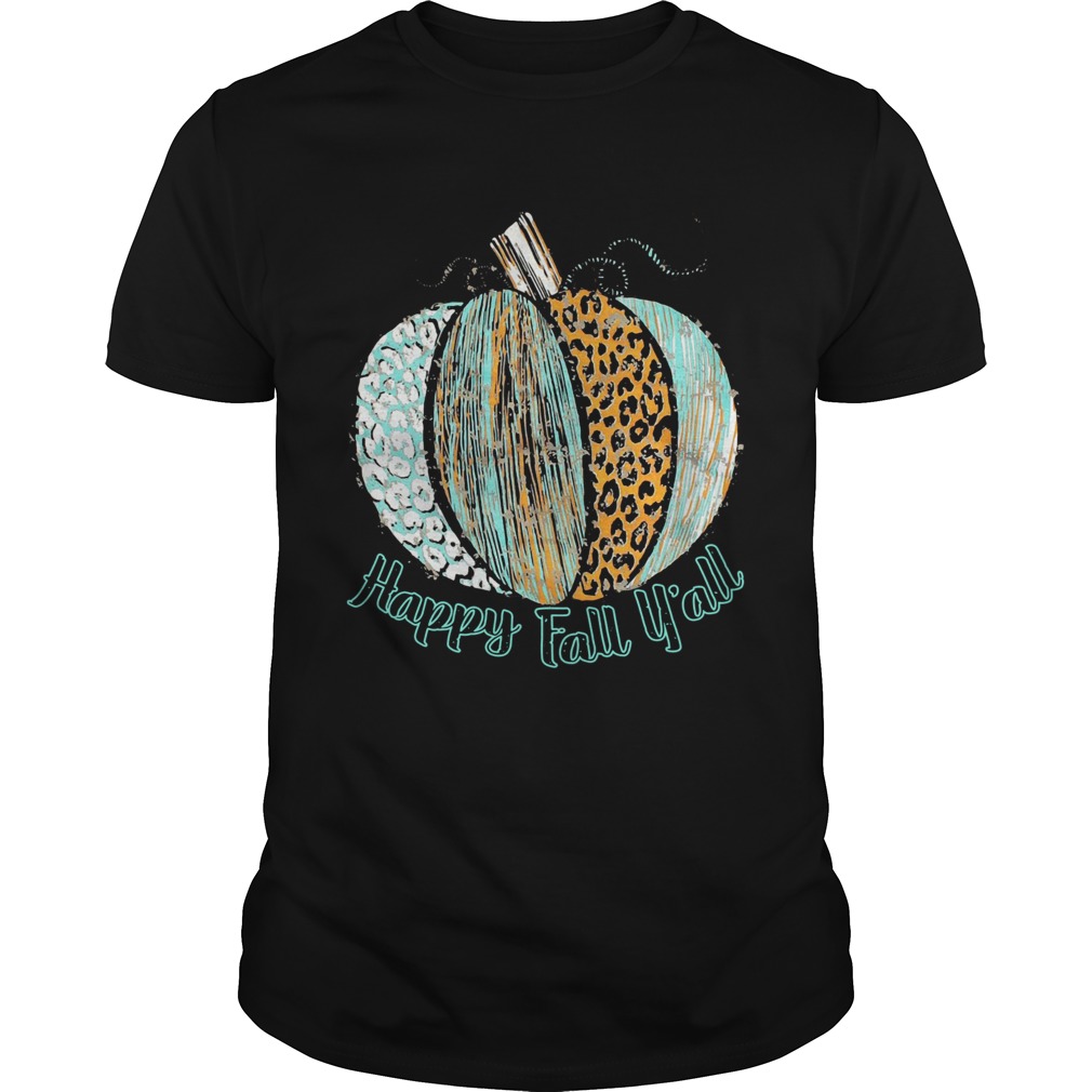 Happy Fall Leopard Pumpkin shirt