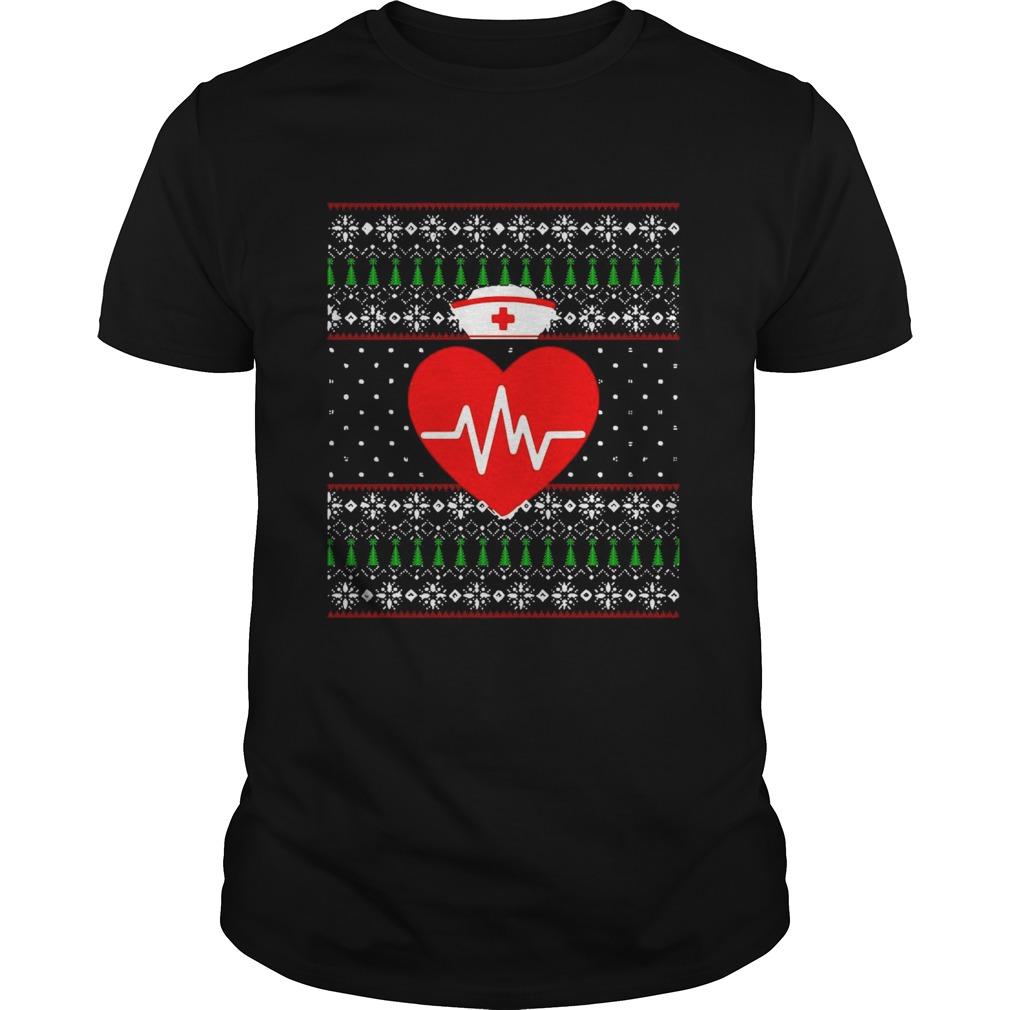 Happy Nurse Ugly Sweater Merry Christmas Nursing Holiday  Unisex