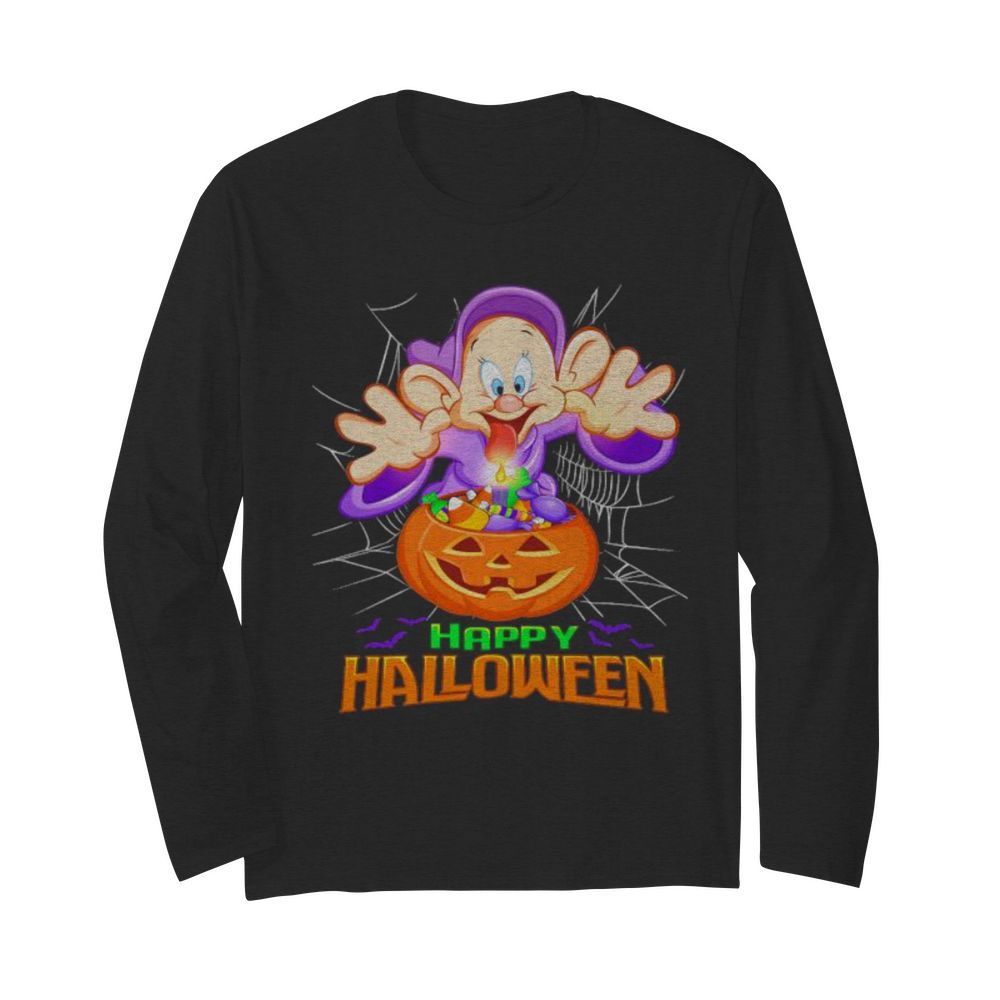 Happy halloween dopey dwarf witch  Long Sleeved T-shirt 