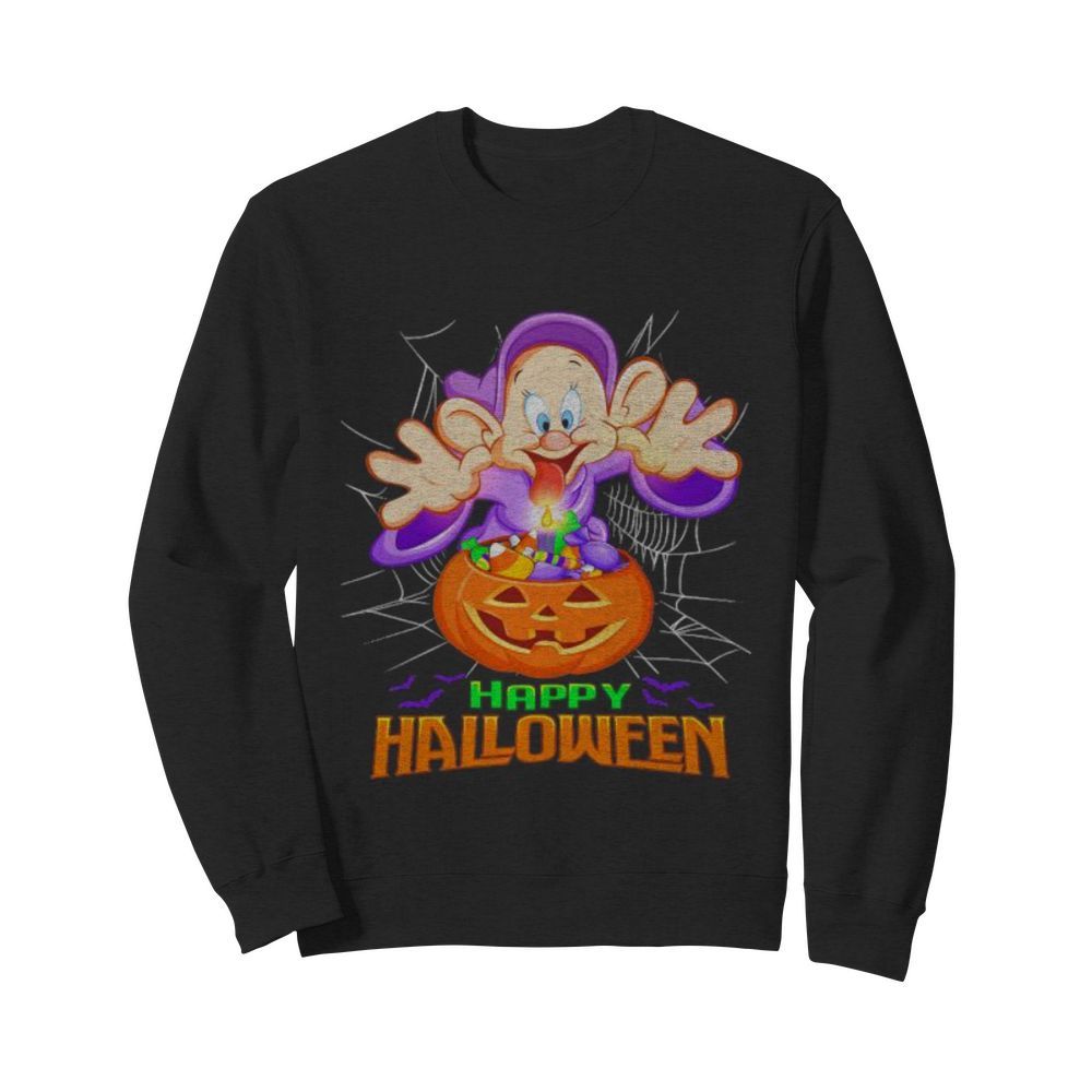 Happy halloween dopey dwarf witch  Unisex Sweatshirt