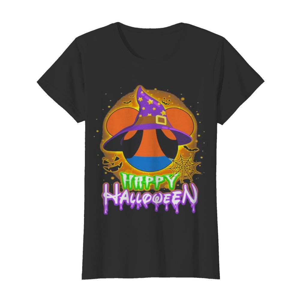 Happy halloween mickey mouse witch moon  Classic Women's T-shirt