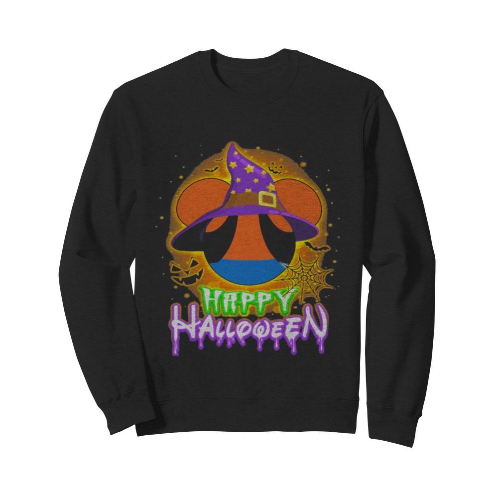 Happy halloween mickey mouse witch moon  Unisex Sweatshirt