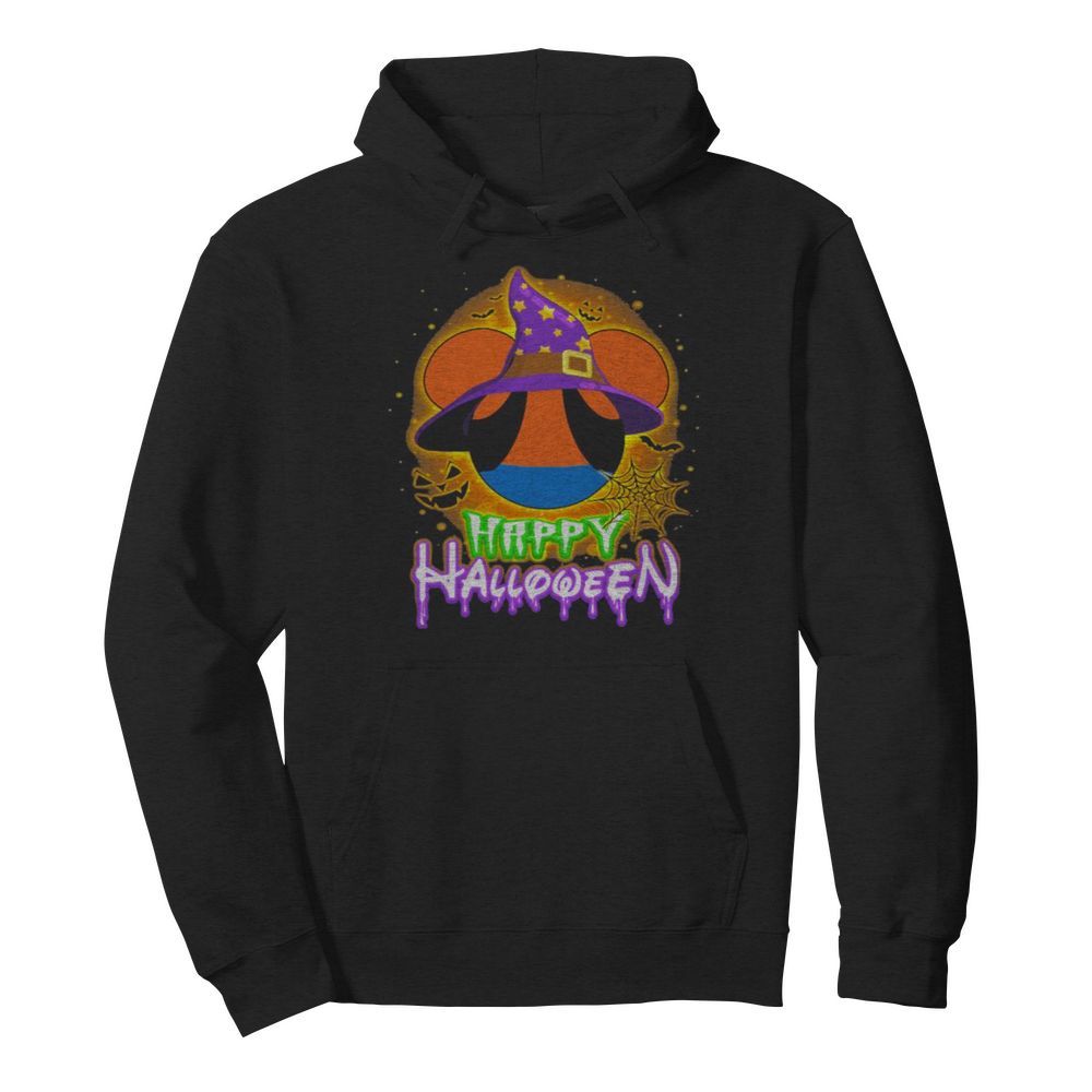 Happy halloween mickey mouse witch moon  Unisex Hoodie