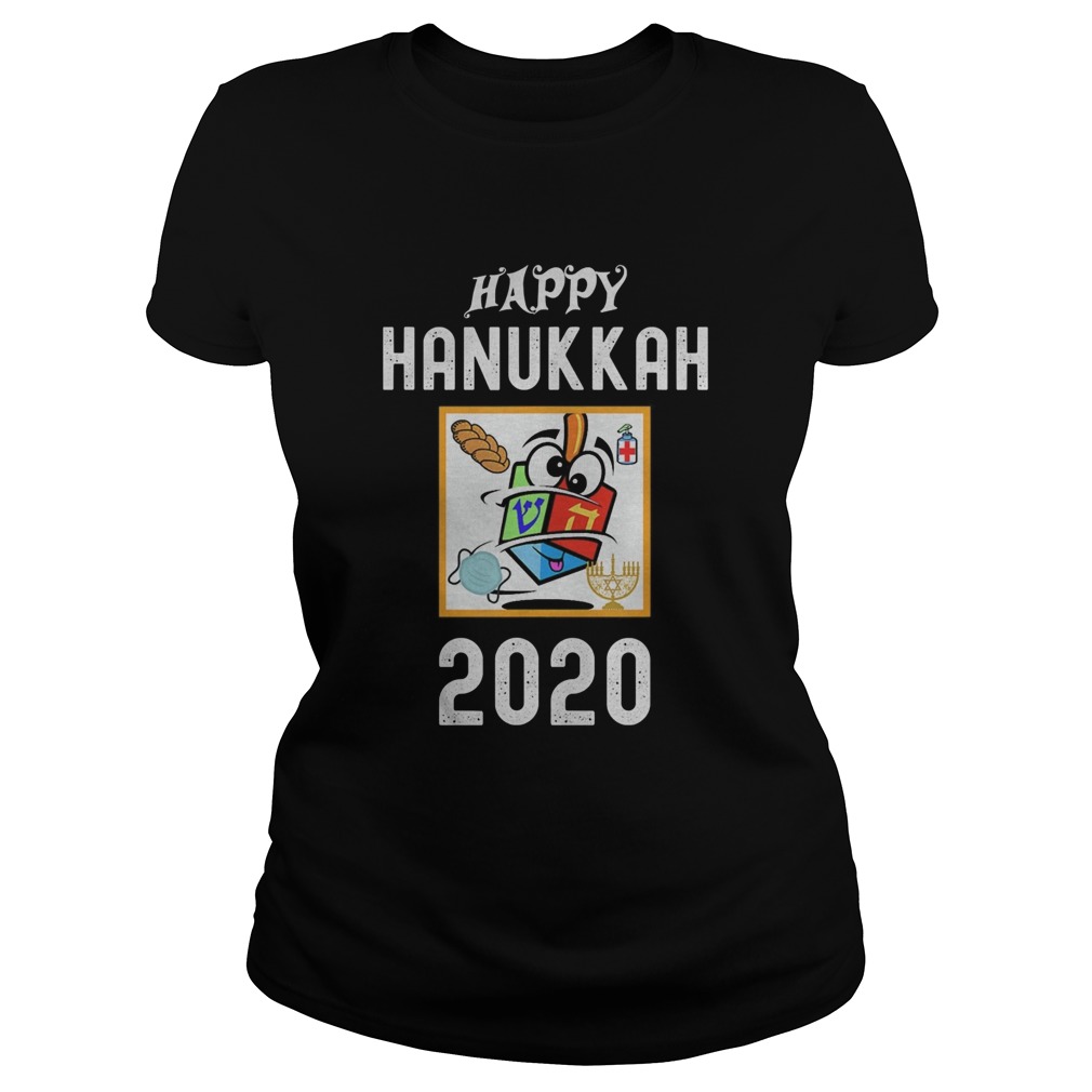 Happy hanukkah 2020 sanitizer and challah  Classic Ladies