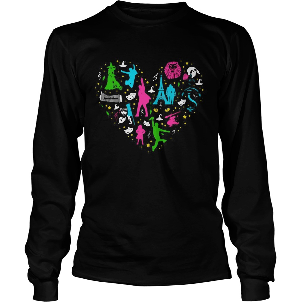 Heart Love Musicals Christmas  Long Sleeve