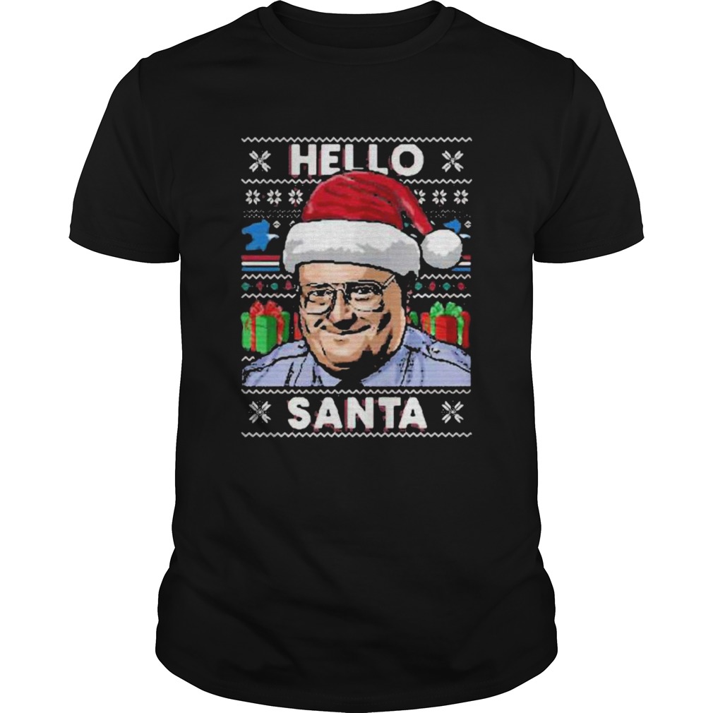 Hello santa ugly christmas shirt