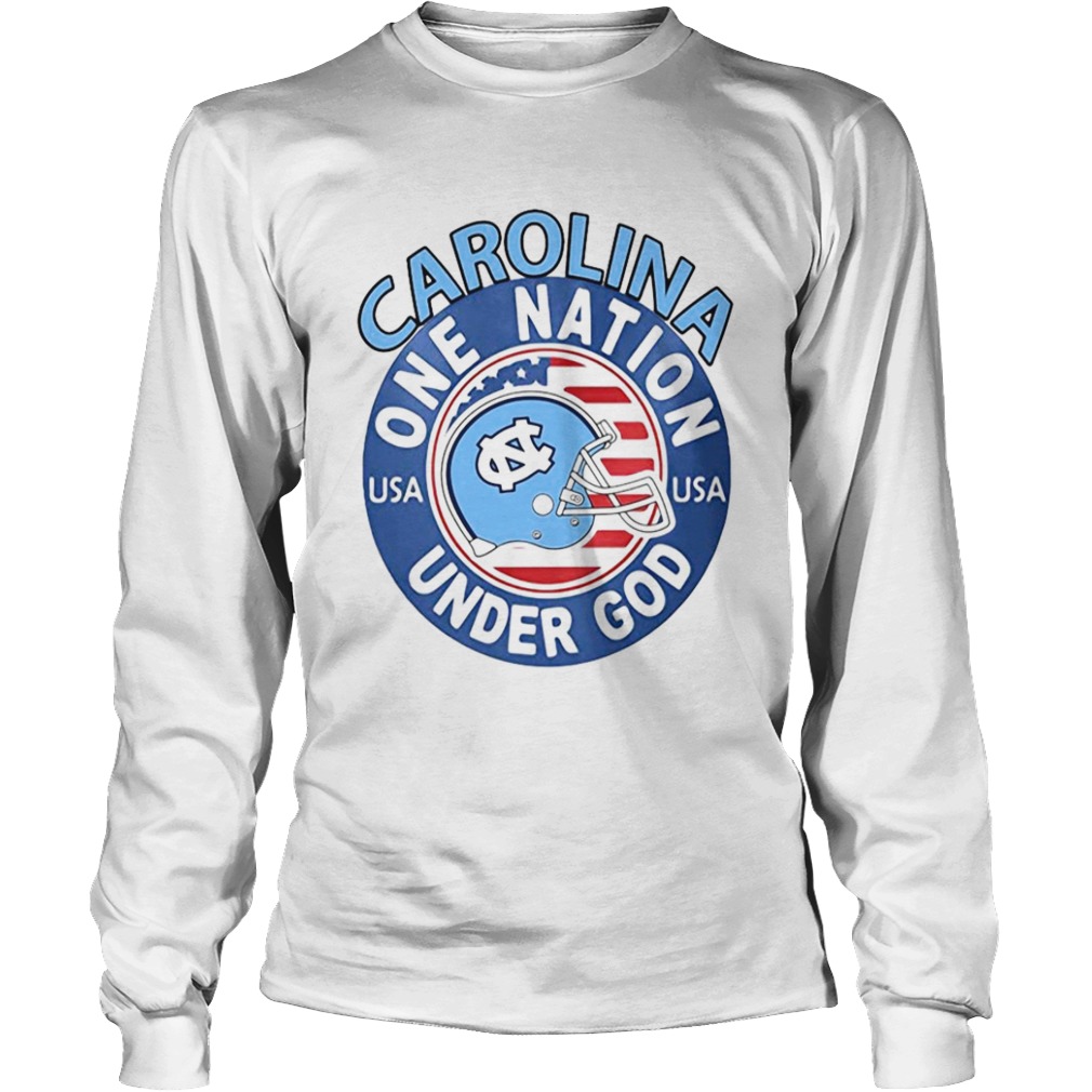 Helmet Carolina One Nation USA Under God  Long Sleeve