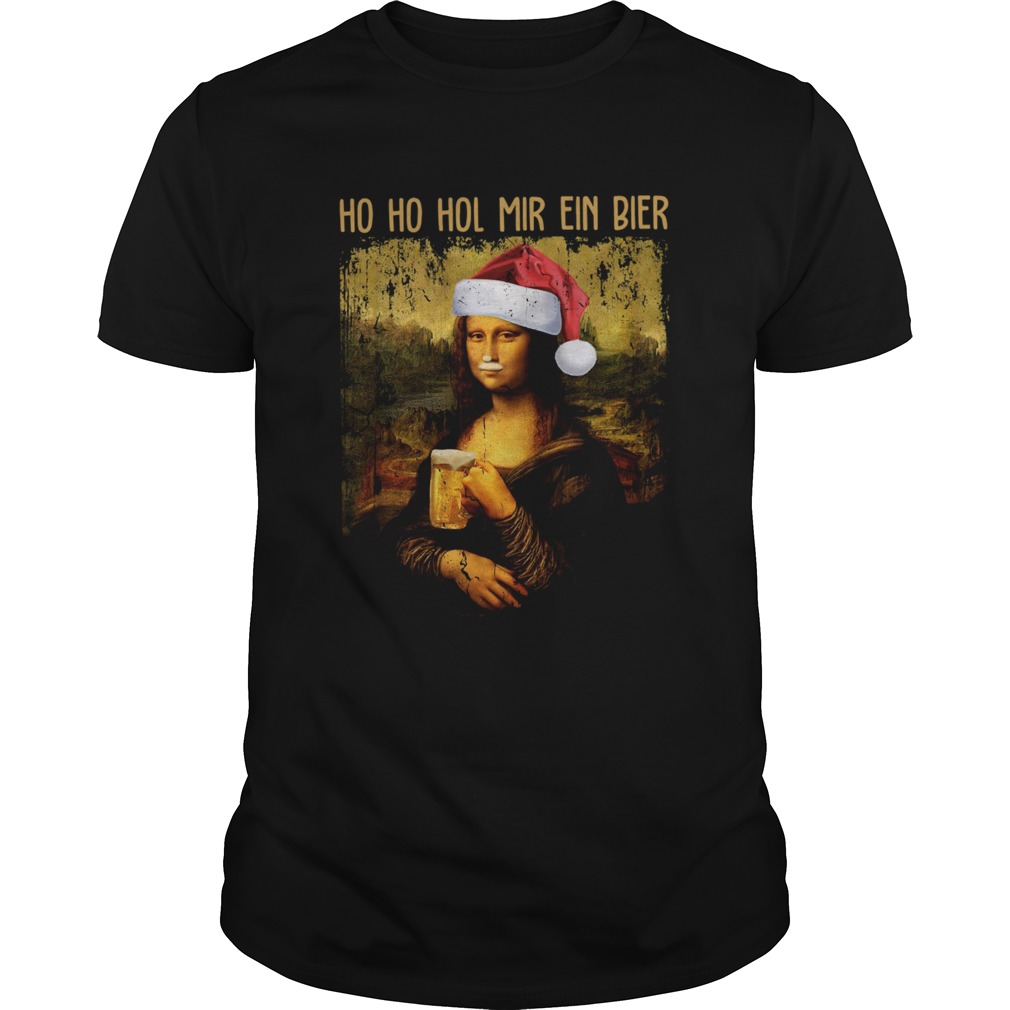 Ho Ho Hol Mir Ein Bier Christmas shirt