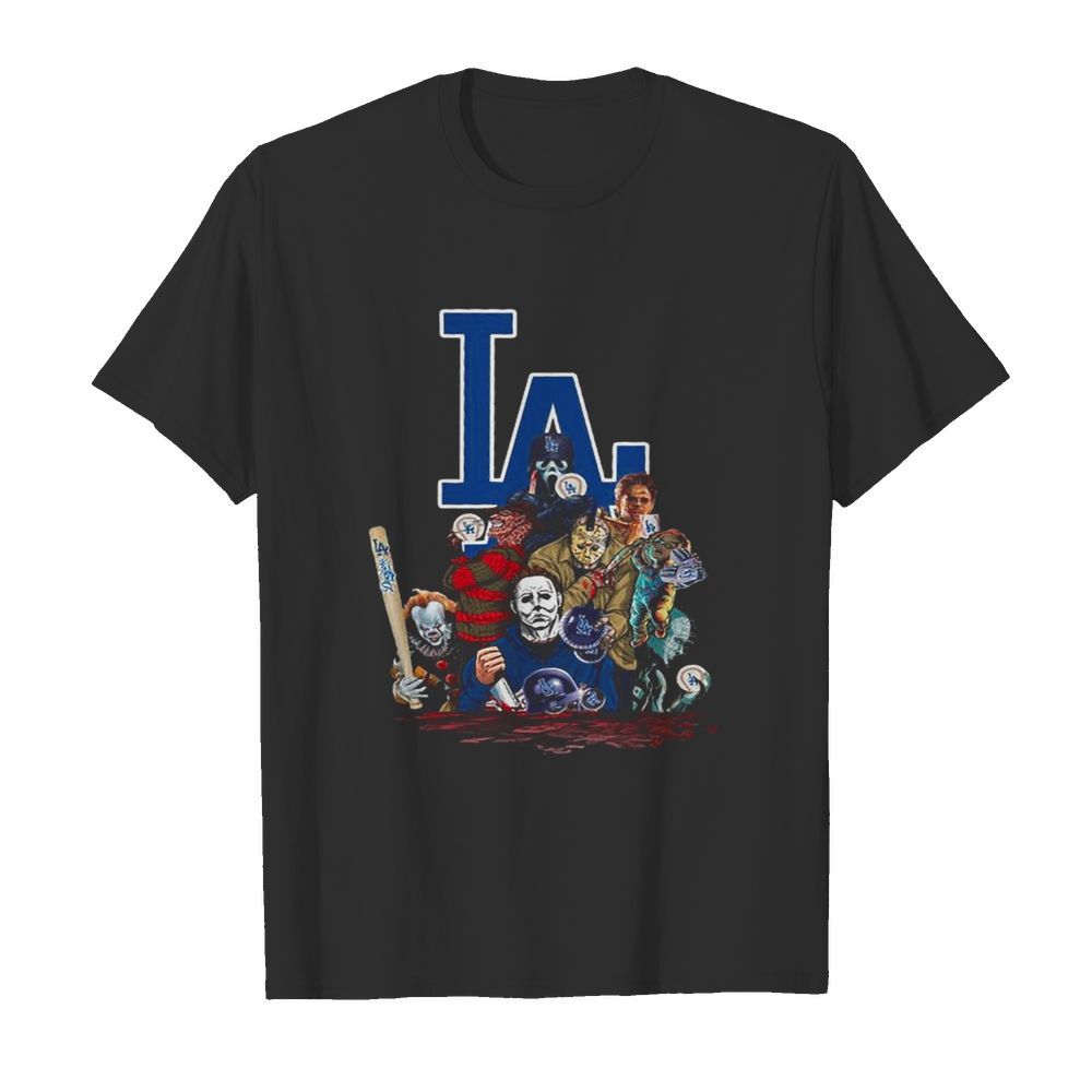 Horror Movies Characters Los Angeles Dodgers 2020 World Series Champions shirt