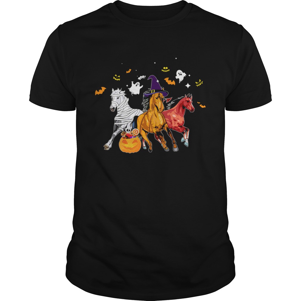 Horse Happy Halloween Pumpkin shirt