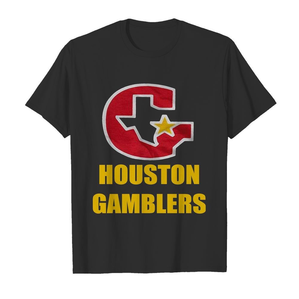 Houston Gamblers shirt